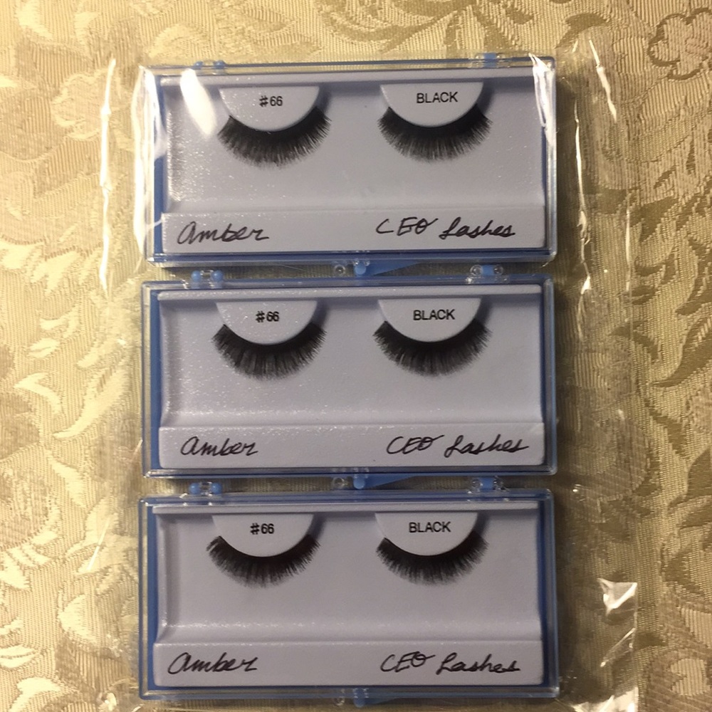 Amber CEO eye lashes set of three